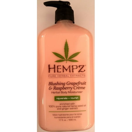Hempz Blushing Grapefruit & Raspberry Creme Herbal Moisturizer After Tan (Best Moisturizer To Use After Spray Tan)