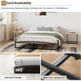 thumbnail image 4 of IdealHouse Queen Size Metal Bed Frame,Platform Bed Frame with Arch Design,10 Inch Heavy Duty Strong Support Slats,Sturdy Mattress Foundation,Easy Assembly,No Box Spring Needed，Black, 4 of 8