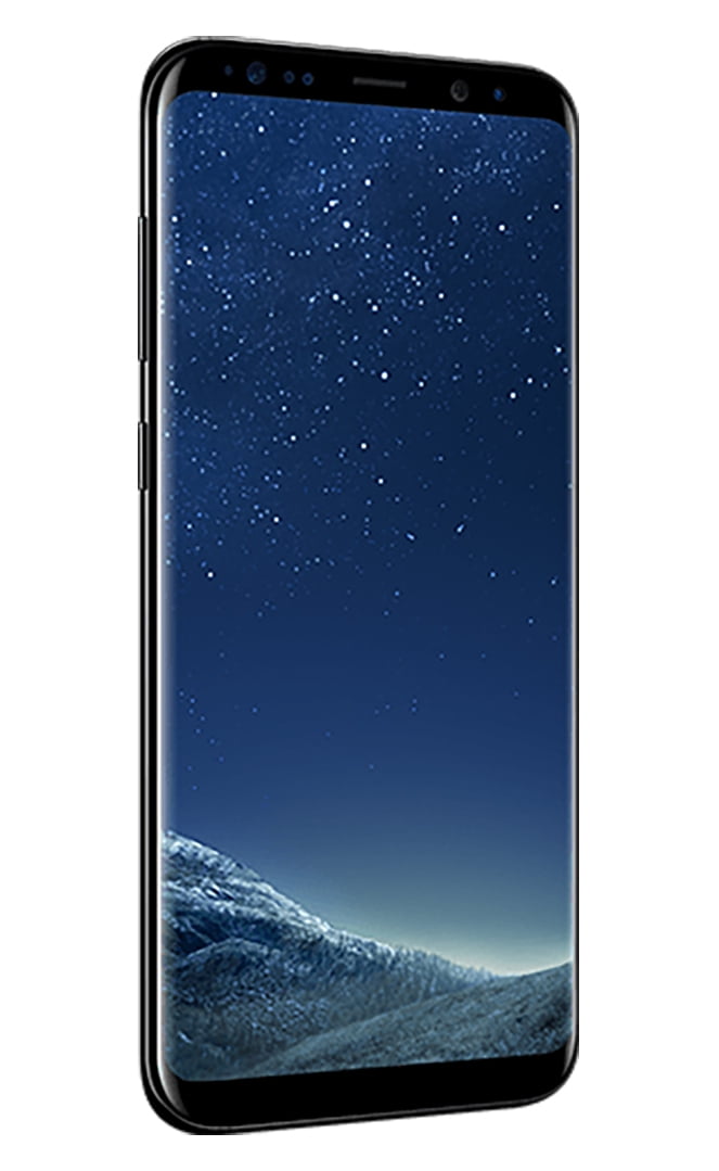Straight Talk Samsung Galaxy S8 64gb Black Prepaid Smartphone Walmart Com