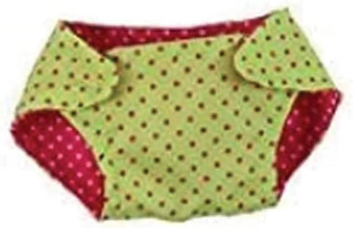 Reversible Baby Doll 9-Pack Cloth Diaper Set, Assorted