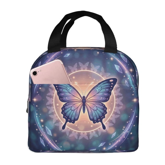 Butterfly Lunch Bag Lunch Box For Women Mens Insulated Lunchbox For Work Office Picnic Or Travel Cute Lunch Box Tote Bags For Gifts