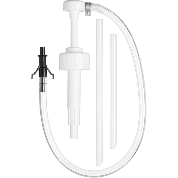 Slippery Pete - Fluid Pump for Wide-Mouth Quart Bottles - 8cc per Pump Stroke and 3rd Hand Adapter, Transfer Gear Oil, Transmission and Differential Fluid (38mm)