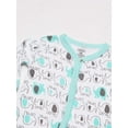 thumbnail image 2 of Luvable Friends Baby Unisex Sleep and Play, Bodysuit and Bib, Elephants, 3-6 Months, 2 of 5