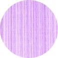thumbnail image 1 of Ahgly Company Indoor Round Solid Purple Modern Area Rugs, 4' Round, 1 of 4