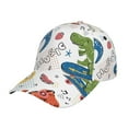 thumbnail image 6 of Lsque Dinosaur Baseball Cap Trucker Low Profile Hat Golf Dad Hat Adjustable Original Classic Unconstructed Plain Cap Men Women, 6 of 9