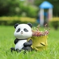 thumbnail image 3 of Milue Pen Holder Flower Pot Mold Backbasket Panda Resin Mold Succulent Planter Mold, 3 of 11