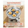 thumbnail image 4 of Egg Poacher Pan 4-Cup, Stainless Steel Poached Egg Maker with Lid & Spatula, Nonstick Detachable Egg Cups, Induction Compatible Frying Skillet, 4 of 9