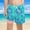 S-Sky Blue, variant on Rhuody Boy's Swim Trunks With Drawstring Tropical Print Beach Shorts For Swimming Surfing Casual Bathing Suit Sky Blue 14-16 Years