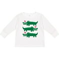 thumbnail image 3 of Inktastic Alligator Crocodile Reptile Girls Long Sleeve Toddler T-Shirt, 3 of 5