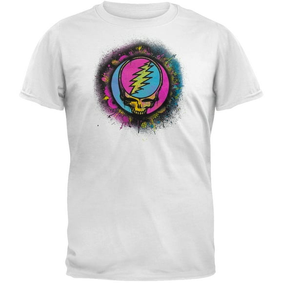 Grateful Dead - T-Shirt Blanc Splatter SYF