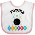 thumbnail image 3 of Inktastic Future Bowler Bowling Pins Boys or Girls Baby Bib, 3 of 4