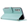 thumbnail image 3 of For Samsung Galaxy S25+ Wallet Case Rhombus Grid PU Leather Phone Cover - Green, 3 of 5