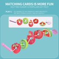 thumbnail image 6 of Fruit Skewers Gluttonous Worm Game, Tabletop Logical Thinking Educational Toy, Gift for Kids 3+, 6 of 9