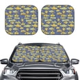 thumbnail image 2 of Naloa Cartoon Submarines Print 2-Piece Windshield Sunshade,Foldable Car Front Window Sun Shades,for Most Sedans SUV Truck-Medium, 2 of 6