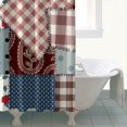 thumbnail image 4 of Pioneer Flower Floral Print Pattern Shower Curtain 72"x72" ,Bathroom Decorative Shower Curtains Set with 12 Hooks,Modern Waterproof Washable Shower Curtain, 4 of 6