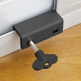 thumbnail image 4 of JShteea Ventana Seguridad Cerradura Puerta Cerradura Tope Límite Ventana Protección para (agujero Doble), 4 of 5