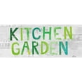 thumbnail image 2 of Averinos, Melissa 14x8 Black Ornate Wood Framed with Double Matting Museum Art Print Titled - Kitchen Garden Sign I, 2 of 4