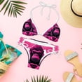 thumbnail image 6 of Pink Monkey Gorilla Swim Wear Bikini Set with Detachable Sponge & Adjustable Strap, Two-Pack for Versatile Swimming Suit Styles, 6 of 6