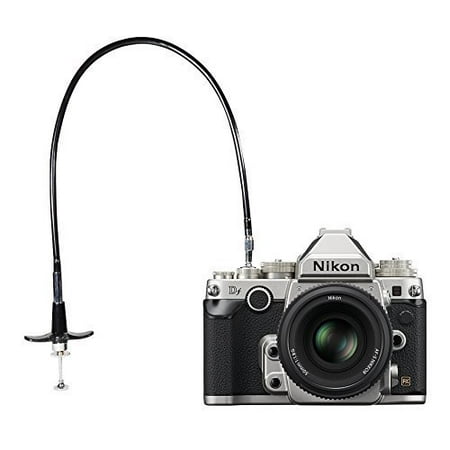 Foto&Tech 100cm Mechanical Shutter Release Cable w/ Bulb-Lock for Nikon Df/ F80/ F4/ FM2/ F3 / FE/ FM3a Fujifilm X-Pro2 / X10 / X100 / X-PRO1 / X-E1/ DF-1 Leica M6 / M8 / AE-1 Minolta SRT-200