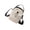 White, variant on Compact Canvas Crossbody Bag A Drawstring Closure Storage Bags Shoulder Purse