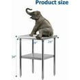 thumbnail image 2 of 61cm x 61cm Stainless Steel Work Table – Compact, NSF Certified Prep Table for Small Kitchens, Restaurants, or Outdoor Use, 2 of 7