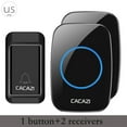 thumbnail image 1 of CACAZI Waterproof Wireless Doorbell Smart Remote Door Bell doorbell Doorbell CACAZI waterproof Chime Battery Self-powered Transmitter Doorbell, 1 of 7