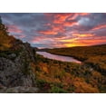 thumbnail image 2 of A fiery sunrise over Lake Cloud, Porcupine Mountains Sate Park. Michigan's top peninsula 1000pc Puzzle, 2 of 2