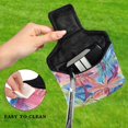 thumbnail image 4 of Haosy Colorful Palm Tree Golf Mallet Putter Cover Strong Magnetic Leather Golf Club Headcover Closure, 4 of 7