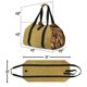 thumbnail image 3 of Bolsa de almacenamiento de leña negra para acampar al aire libre, bolsa de leña para leñador, bolsa de almacenamiento de madera Oxford, 3 of 5