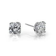 thumbnail image 3 of Lafonn Classic Sterling Silver Platinum Plated Lassire Simulated Diamond Earrings (5 CTTW), 3 of 5