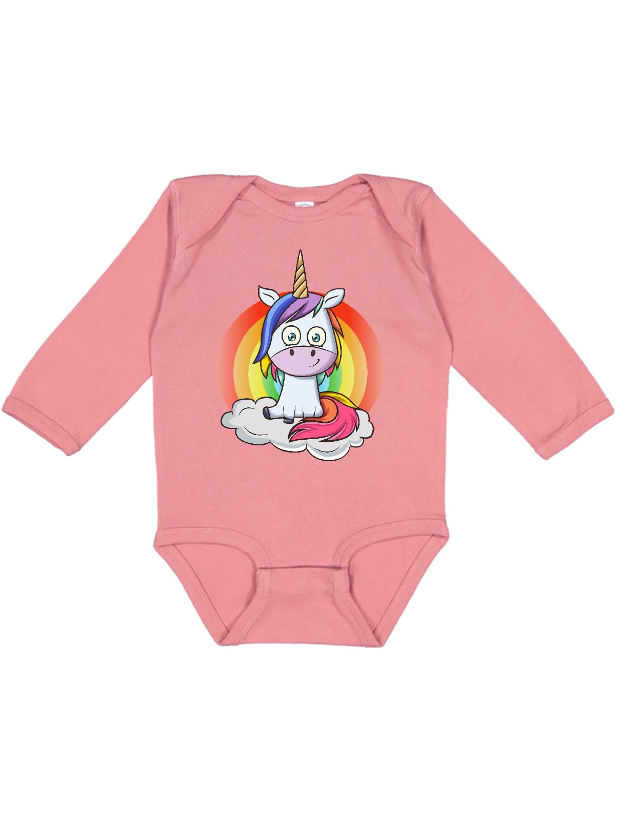 Rainbow Unicorn Baby Gifts Bodysuits Long Sleeve 6 Months