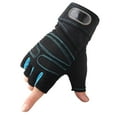 thumbnail image 4 of comerut Men Sports Fitness Equipment Outdoor Cycling Breathable Mesh Half Finger Gloves, 4 of 5