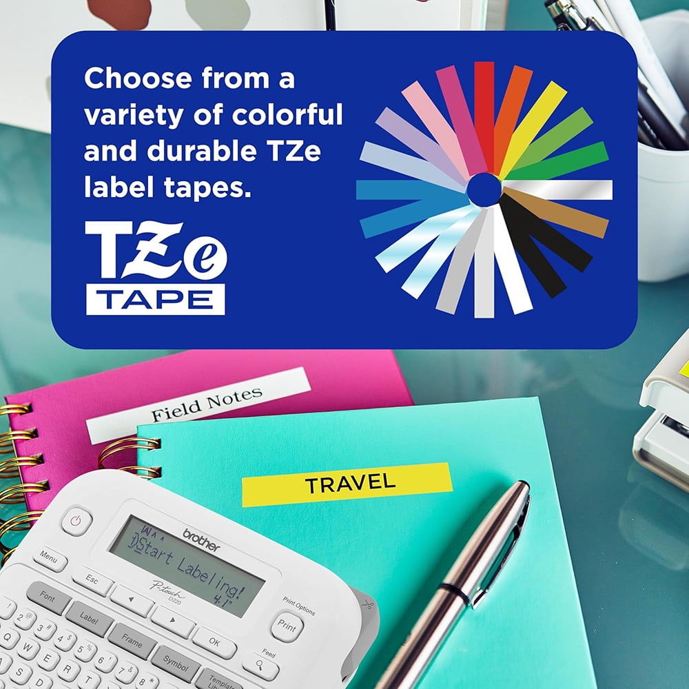 Brother PTD220 Home/Office Everyday Label Maker Bundle, INCLUDES Carrying Storage Case