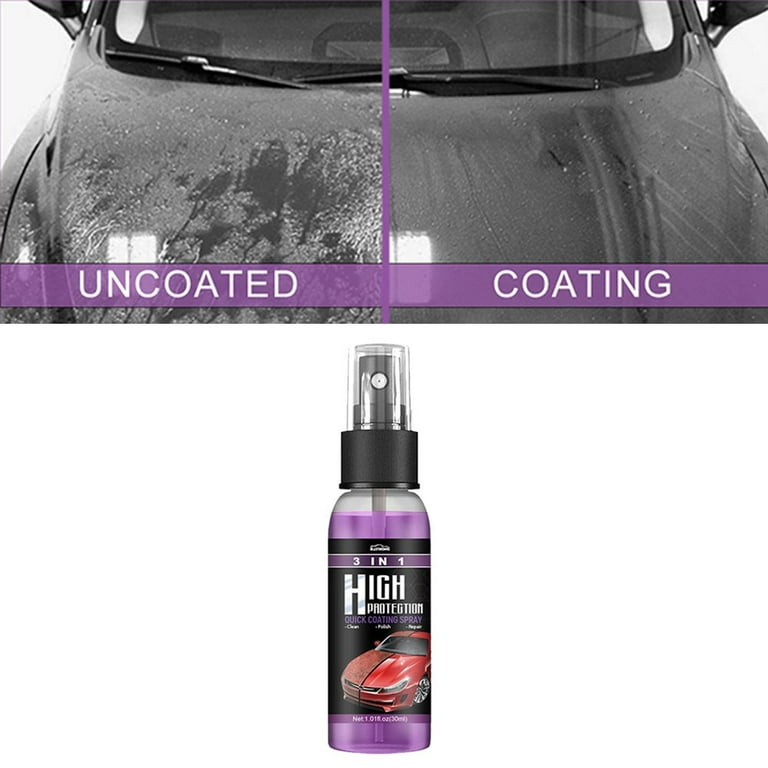 3× Quick Hydrophobic 3 in 1 High Protection Car Coat Ceramic Coating Spray  300ML
