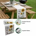 thumbnail image 5 of Sunflower Sunshine Table Runner - 36 Inch Long, Kitchen Dining Table Runner Dresser Scarves, Pastoral Bees Farmhouse Floral Farmhouse Decor for Coffee Tables Wedding Party Banquet, 5 of 8