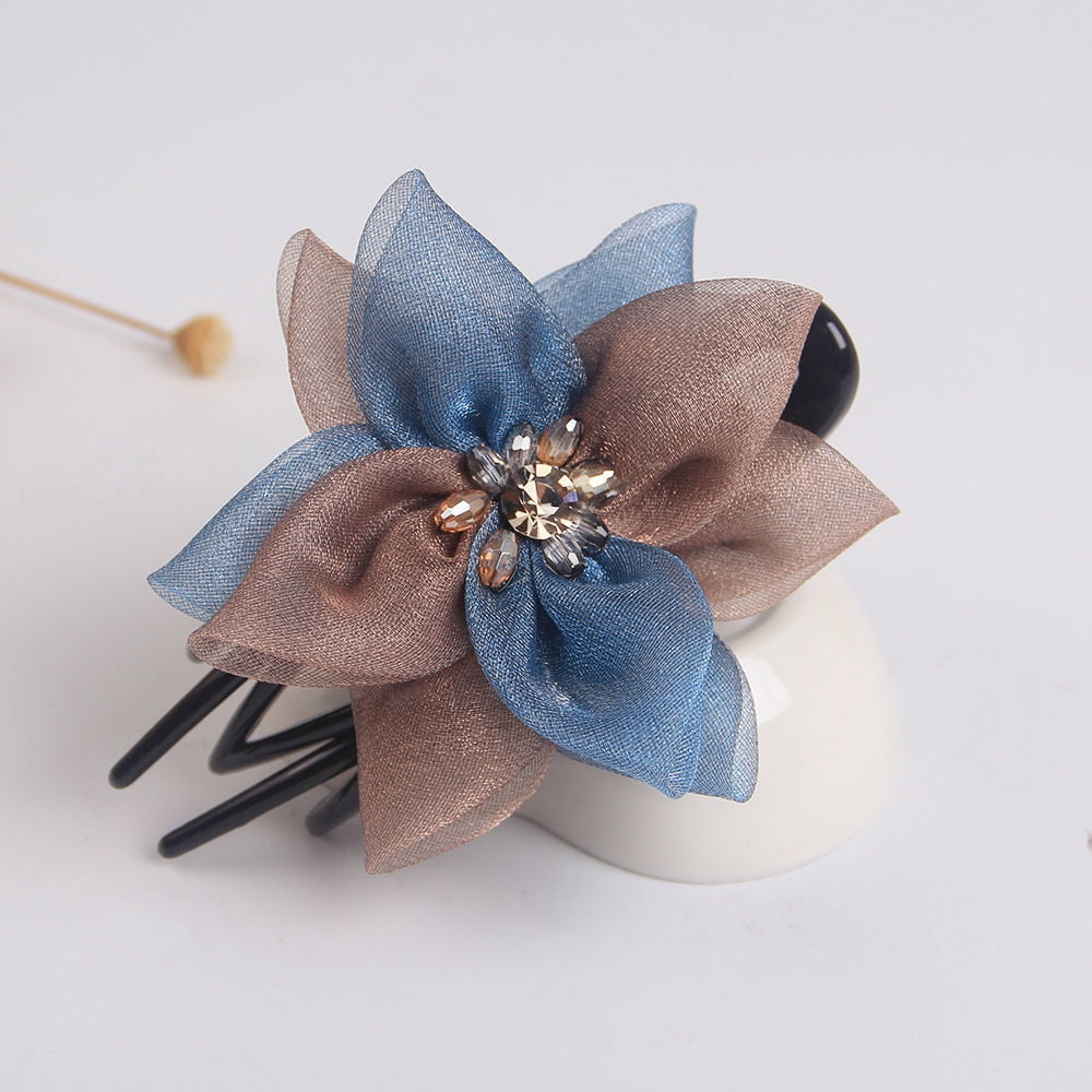 EKE Women’s Hair Clip Vintage Retro Back-Wear Elegant Hair Accessory with Fashion Texture