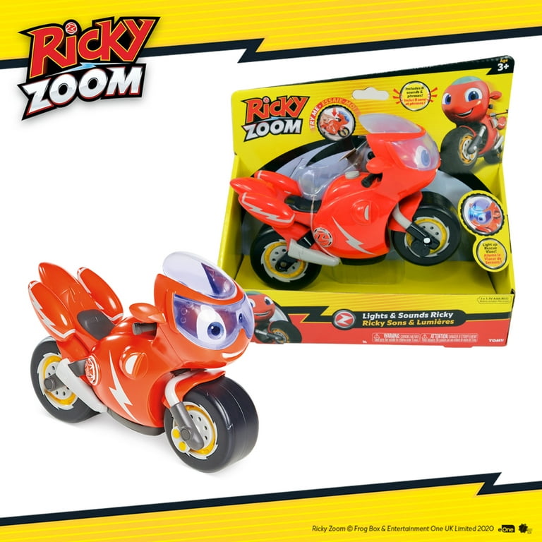 Ricky Zoom Lights & Sounds Ricky – Large 7 Inch Toy Motorcycle