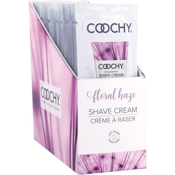 Coochy Shave Cream - Floral Haze - 15 ml Foils 24 Count Display