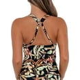 thumbnail image 2 of Printed Elsie Underwire Wrap Tankini Top Swimsuit, 2 of 6