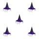 thumbnail image 2 of Advancent Sombreros de brujas para adultos - Accesorios de fiesta elegantes y resistentes para Halloween Sombrero de fiesta de cosplay de Type2 NO2, 2 of 6