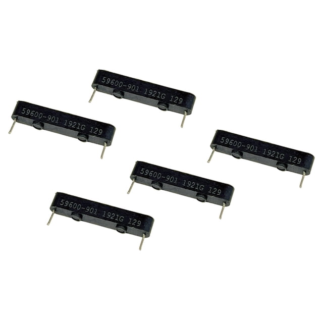 Sensor de Inducción Miniatura de Plástico 59600 Normalmente Abierto (NO) para Montaje en PCB, Interruptor de Láminas de Contacto Magnético DIP 59600-901