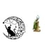 thumbnail image 1 of Escultura de arte de pared místico con elegante estatua de , figura de animal para escritorio y decoración del hogar, regalo perfecto para am, 1 of 8