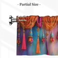Flop Panel Mexican Style Curtain Valance for Windows Rod Pocket Valance Window ...