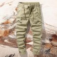 thumbnail image 2 of WEAIXIMIUNG Dress Pants Mens 34X32 Men's Work Pants with Pockets Casual Style Drawstring Trousers Sweatpants, 2 of 9