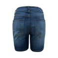 thumbnail image 4 of Beugl Womens Jeans Clearance, Womens Fashion Mid Rise Ripped jeans Stretchy Jeans Shorts Casual Denim Shorts Casual Jean Shorts, Jeans for Women Trendy Blue L, 4 of 8