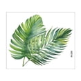 thumbnail image 2 of Pegatina para inodoro, hojas de plantas , decoración de pared extraíble de PVC, cubierta para asiento de inodoro, pegatina de pared para cistern, 2 of 8
