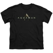 Aquaman Movie Logo S/S Youth 18/1 T-Shirt Black
