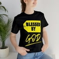 thumbnail image 6 of DJH Apparel | Blessed By God Christian Inspirational Unisex T-Shirt, 6 of 7