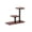 Brown, variant on Plant rack 3-layer indoor metal flower rack, used for various plant flower racks, stepped balcony flower racks, used for courtyards, gardens, living rooms, balconies, bedrooms.