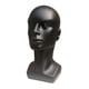 thumbnail image 1 of Cabeza de peluca masculina, maniquí, soporte para pelucas, soporte para pelucas de maniquí para exhibir pelucas Negro, 1 of 9